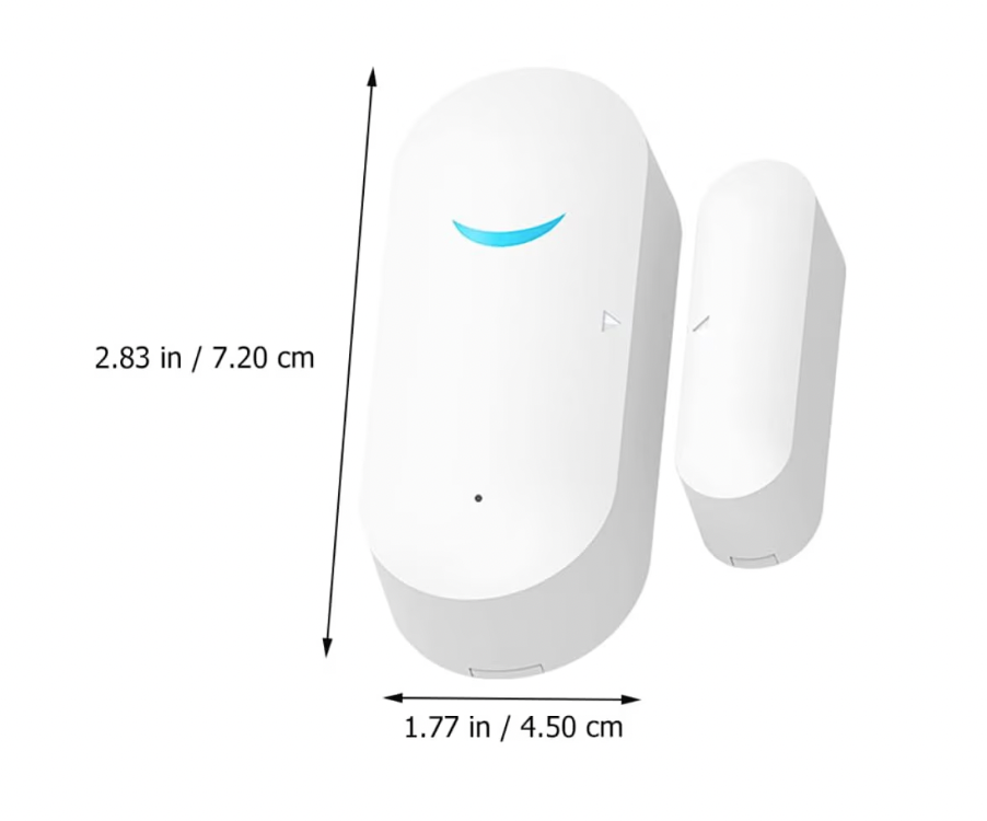 Alarma Inteligenta pentru Ferestre/Usi, ABS, Senzori WiFi, 70 x 31 x 19 mm, Alb, Chris Badzi 369