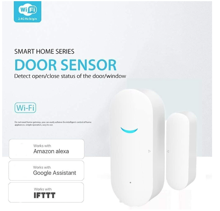 Alarma Inteligenta pentru Ferestre/Usi, ABS, Senzori WiFi, 70 x 31 x 19 mm, Alb, Chris Badzi 369