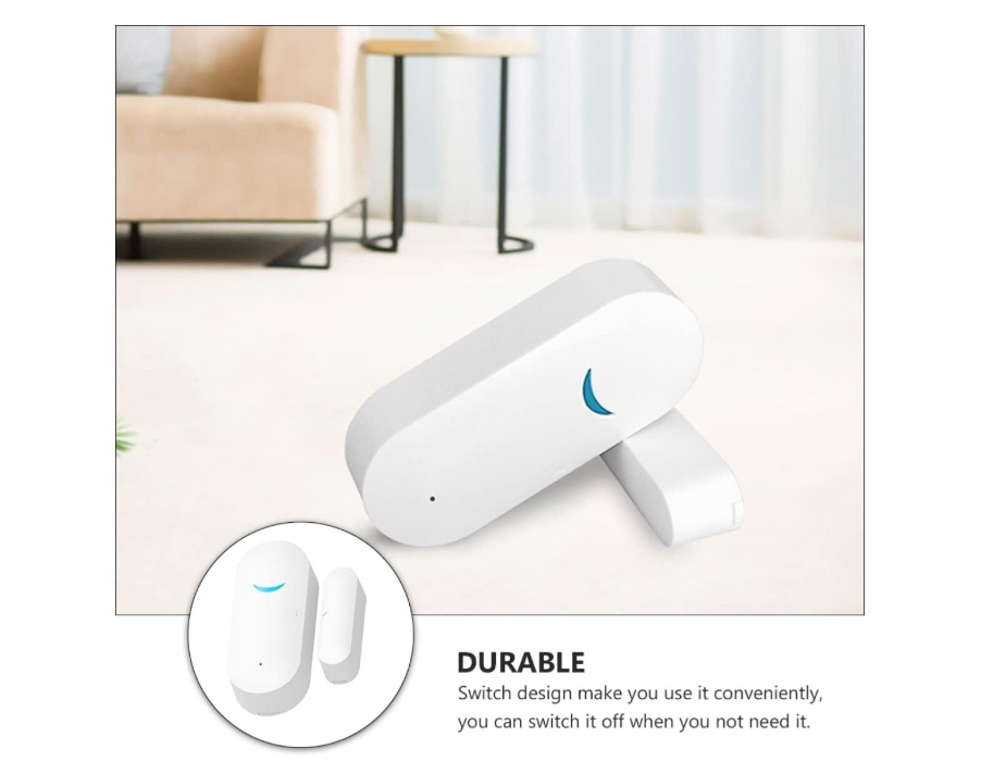 Alarma Inteligenta pentru Ferestre/Usi, ABS, Senzori WiFi, 70 x 31 x 19 mm, Alb, Chris Badzi 369