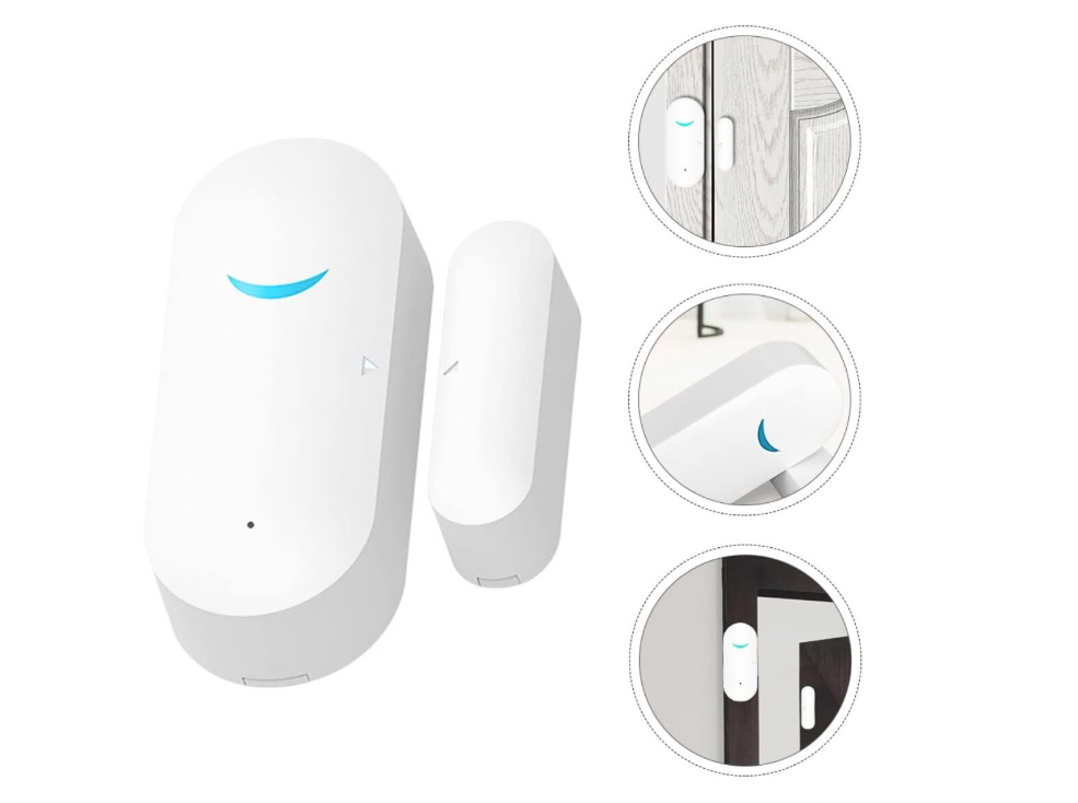 Alarma Inteligenta pentru Ferestre/Usi, ABS, Senzori WiFi, 70 x 31 x 19 mm, Alb, Chris Badzi 369