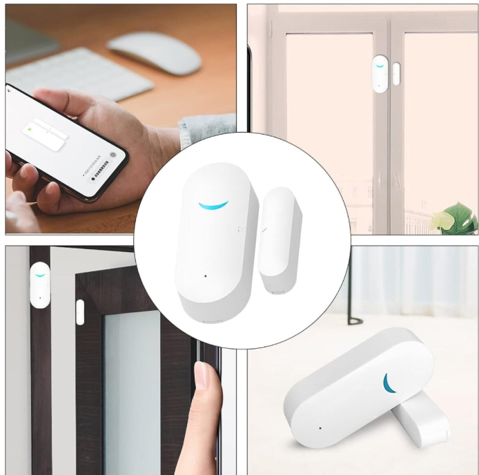 Alarma Inteligenta pentru Ferestre/Usi, ABS, Senzori WiFi, 70 x 31 x 19 mm, Alb, Chris Badzi 369