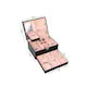 Cutie Bijuterii Chris Badzi 369®, Premium, pentru Ceasuri, Bijuterii, Accesorii, 22, 5 x17 x 12 cm, Oglinda si Inchidere cu Cheie, Multiple Compartimente, 2 Niveluri, Culoare Negru