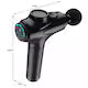 Aparat de Masaj tip Pistol Relax-Ameliorarea Durerilor Musculare/Rigiditate/Durere, Chris Badzi 369®, Ecran Tactil, Autonomie 6 Ore, 12 Capete Schimbabile, 30 Niveluri de Intensitate a Masajului, Design Ergonomic, Include Geanta pentru Transport, Negru