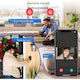 Sonerie Wireless Video, Fara Fir, Chris Badzi 369®, Transmitator video cu vedere nocturna, Cu Camera Video 720P, Microfon Audio Bidirectional, Apel Vocal Si Interfon Video, Microfon bidirectional Distanta 150 Metri, WiFi 2.4Mghz, Alerta Viziuala 3M, Negru