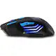 Mouse Gaming, Taste, Wireless 2.4G, Optic Silentios, Design Ergonomic, USB reincarcabil cu baterie litiu de 500mAh, Iluminare RGB, efect LED Breath, pentru Laptop si PC, Negru