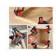 Set de 4 Cleme Unghiulare, Plastic, Strangere Rapida, Rosu, Chris Badzi 369®