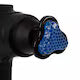 Aparat de Masaj tip Pistol Relax-Ameliorarea Durerilor Musculare/Rigiditate/Durere, Chris Badzi 369®, Ecran Tactil, Autonomie 6 Ore, 12 Capete Schimbabile, 30 Niveluri de Intensitate a Masajului, Design Ergonomic, Include Geanta pentru Transport, Negru