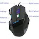 Mouse Gaming, Taste, Wireless 2.4G, Optic Silentios, Design Ergonomic, USB reincarcabil cu baterie litiu de 500mAh, Iluminare RGB, efect LED Breath, pentru Laptop si PC, Negru