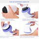 Aparat de Masaj Anticelulitic Relaxant, Chris Badzi 369®, 3 capete de masaj, Masaj Complet pentru Corp pentru Ameliorarea Durerii Musculare si Oboselii, Arderea Grasimilor, Reduce Greutatea, Minimizeaza Stresul