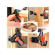 Set de 4 Cleme Unghiulare, Plastic, Strangere Rapida, Rosu, Chris Badzi 369®